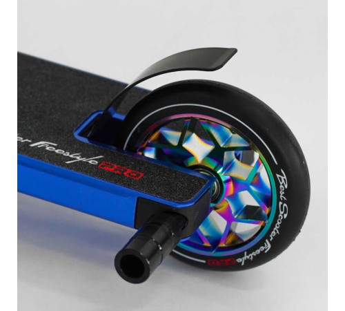 Самокат трюковий N- 12740 "Best Scooter" (2) "Freestyle", HIC-система, ПЕГИ, алюмінієвий диск та дека, колеса PU, d=120мм, ширина керма 58 см – в наличии! Купите сейчас у KAZKOVA