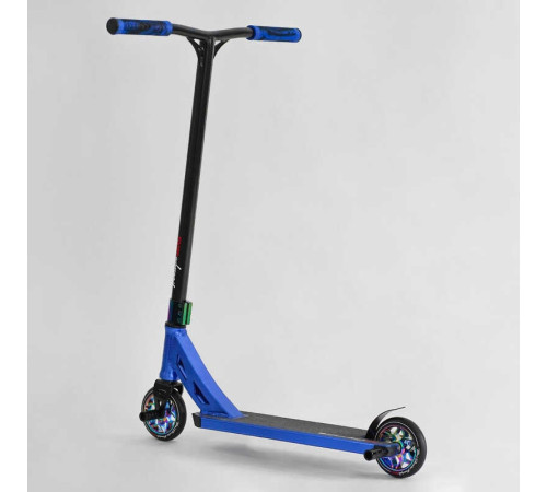 Самокат трюковий N- 12740 "Best Scooter" (2) "Freestyle", HIC-система, ПЕГИ, алюмінієвий диск та дека, колеса PU, d=120мм, ширина керма 58 см – в наличии! Купите сейчас у KAZKOVA