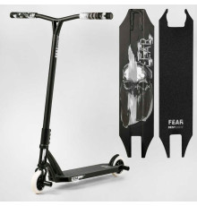 Самокат трюковий МТ-30377 Best Scooter (4) "FEAR", SCS-система, ПЕГИ, алюмінієвий диск та дека, колеса PU, d=115мм, ширина керма 58 см