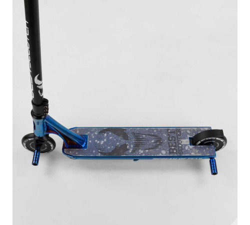 Самокат трюковий 44374 Best Scooter (4) "SIMBIOTE" HIC-система, ПЕГИ, алюмінієвий диск і дека, колеса 120 мм PU, ширина керма - 57 см, в коробці – в наличии! Купите сейчас у KAZKOVA