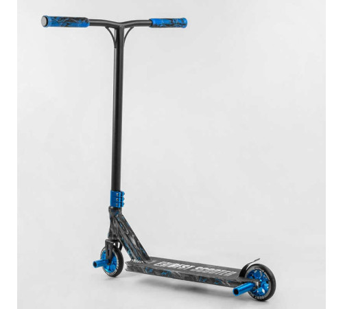 Самокат трюковий Best Scooter BS-77566 (4) HIC-система, ПЕГИ, алюмінієвий диск та дека з ПРИНТОМ, колеса PU, d = 110мм, ширина керма - 60 см, в коробці – в наличии! Купите сейчас у KAZKOVA