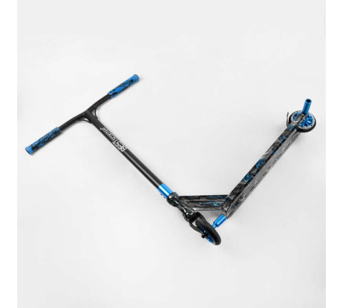 Самокат трюковий Best Scooter BS-77566 (4) HIC-система, ПЕГИ, алюмінієвий диск та дека з ПРИНТОМ, колеса PU, d = 110мм, ширина керма - 60 см, в коробці – в наличии! Купите сейчас у KAZKOVA