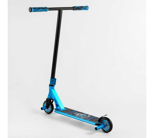 Самокат трюковий 98901 Best Scooter (4) HIC-система, ПЕГИ, алюмінієвий диск та дека, АНОДОВАНЕ ФАРБУВАННЯ, колеса PU, d = 110мм, ширина керма - 60 см
