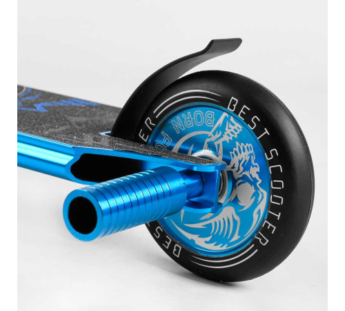 Самокат трюковий 98901 Best Scooter (4) HIC-система, ПЕГИ, алюмінієвий диск та дека, АНОДОВАНЕ ФАРБУВАННЯ, колеса PU, d = 110мм, ширина керма - 60 см