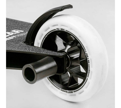 Самокат трюковий МТ-30377 Best Scooter (4) "FEAR", SCS-система, ПЕГИ, алюмінієвий диск та дека, колеса PU, d=115мм, ширина керма 58 см