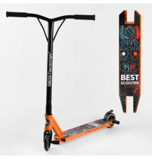 Самокат трюкових Best Scooter 18378 (1) HIC-система, Пегі, алюмінієвий диск і дека, колеса PU d-110мм, ширина керма - 52 см, висота - 83 см, в коробці