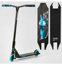 Самокат трюковий МТ-40488 Best Scooter (4) "FEAR", SCS-система, ПЕГИ, алюмінієвий диск та дека, колеса PU, d=115мм, ширина керма 58 см