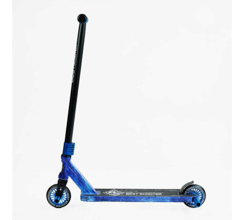 Самокат трюковий Best Scooter BS-99588 (4) HIC-система, ПЕГИ, алюмінієвий диск та дека з ПРИНТОМ, колеса PU, d = 110мм, ширина керма - 60 см, в коробці – в наличии! Купите сейчас у KAZKOVA