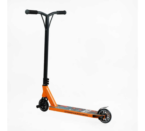 Самокат трюкових Best Scooter 18378 (1) HIC-система, Пегі, алюмінієвий диск і дека, колеса PU d-110мм, ширина керма - 52 см, висота - 83 см, в коробці – в наличии! Купите сейчас у KAZKOVA