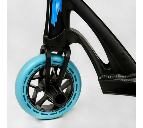 Самокат трюковий МТ-40488 Best Scooter (4) "FEAR", SCS-система, ПЕГИ, алюмінієвий диск та дека, колеса PU, d=115мм, ширина керма 58 см