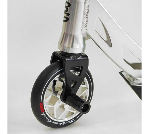 Самокат трюковий N- 31020 "Best Scooter" (2) "Freestyle", HIC-система, ПЕГИ, алюмінієвий диск та дека, колеса PU, d=120мм, ширина керма 58 см – в наличии! Купите сейчас у KAZKOVA