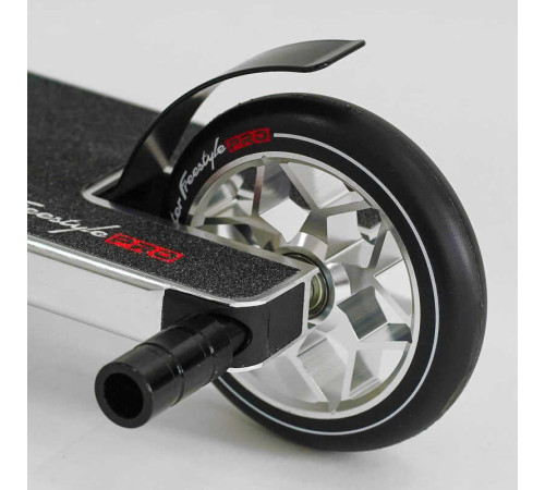 Самокат трюковий N- 31020 "Best Scooter" (2) "Freestyle", HIC-система, ПЕГИ, алюмінієвий диск та дека, колеса PU, d=120мм, ширина керма 58 см – в наличии! Купите сейчас у KAZKOVA