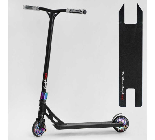 Самокат трюковий N- 43005 "Best Scooter" (2) "Freestyle", HIC-система, ПЕГИ, алюмінієвий диск та дека, колеса PU, d=120мм, ширина керма 58 см – в наличии! Купите сейчас у KAZKOVA