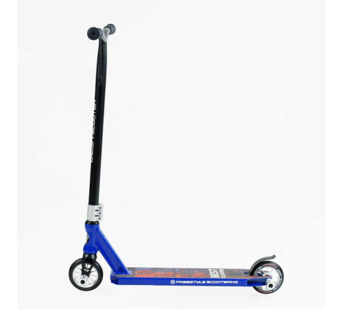 Самокат трюкових Best Scooter 50352 (1) HIC-система, ПЕГИ, алюмінієвий диск і дека, колеса PU d-110 мм, ширина керма - 52 см, висота - 83 см, в коробці – в наличии! Купите сейчас у KAZKOVA