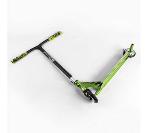 Самокат трюковий 53442 Best Scooter (4) HIC-система, ПЕГИ, алюмінієвий диск та дека, АНОДОВАНЕ ФАРБУВАННЯ, колеса PU, d = 110мм, ширина керма - 60 см – в наличии! Купите сейчас у KAZKOVA