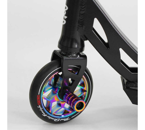 Самокат трюковий N- 43005 "Best Scooter" (2) "Freestyle", HIC-система, ПЕГИ, алюмінієвий диск та дека, колеса PU, d=120мм, ширина керма 58 см – в наличии! Купите сейчас у KAZKOVA