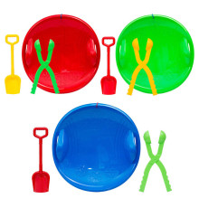 гр Набір дитячий "Зимові забавки" 118/6 (5) "Bamsic", льодянка, лопатка, сніголіп