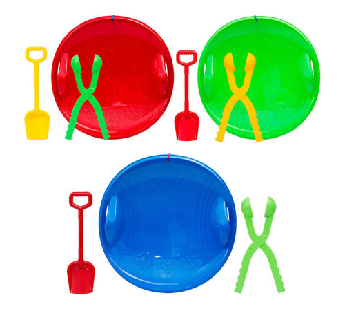 гр Набір дитячий "Зимові забавки" 118/6 (5) "Bamsic", льодянка, лопатка, сніголіп