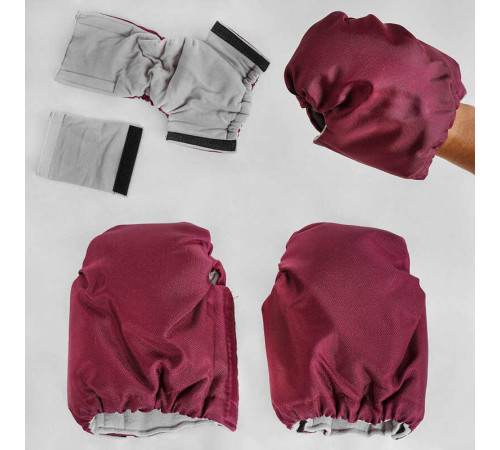 гр Рукавиці 207731/1012 (1) колір бордовий, на флісі, в пакеті – в наличии! Купите сейчас у KAZKOVA