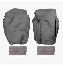гр Рукавиці 4129 /1081 (1) колір светло-сірий, на флісі, в пакеті