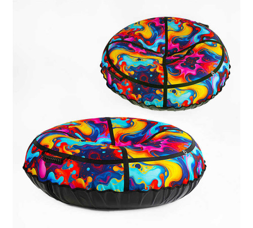 гр Надувні Санки -Тюбінг "Абстракція" Т33872 (1) розмір 1.2м, колір та малюнок можуть відрізнятися від фото 4 ВИДИ, ВИДАЄТЬСЯ МІКС