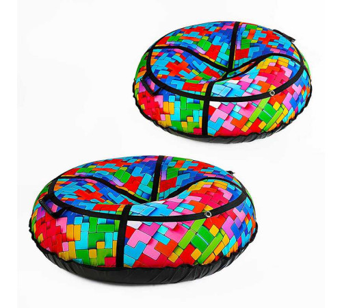 гр Надувні Санки -Тюбінг "Абстракція" Т33872 (1) розмір 1.2м, колір та малюнок можуть відрізнятися від фото 4 ВИДИ, ВИДАЄТЬСЯ МІКС