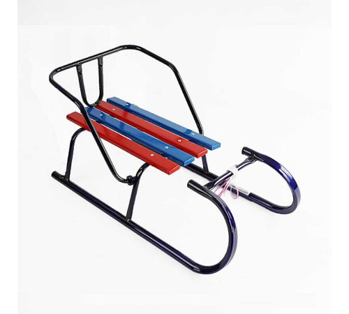 гр Сани БЕЗ РУЧКИ "Сніговий баранчик" 59019 колір - синій (1)