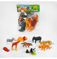 Набір тварин TK - 1409 (72) "TK Group", 8 фігурок, у пакеті