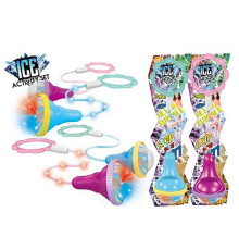 Скакалка на ногу SA 1002 (128/2) 2 види, підсвічування мультиколор, на батарейках, у пакеті