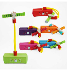 Дитячий джампінг С 67942 (30) підсвічування, пискавка, в пакеті, ВИДАЄТЬСЯ ТІЛЬКИ МІКС ВИДІВ