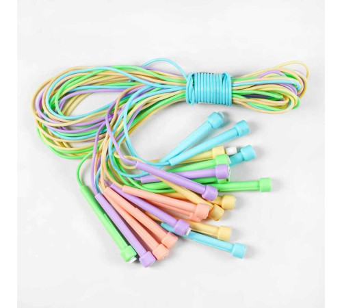 Скакалка C 64561 (60) довжина 2.6м, товщина 0.6мм, ЦІНА ЗА 10 ШТУК В ЗВ'ЯЗЦІ