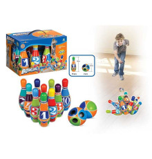 Боулінг YF 385 A (18/2) фомові елементи, висота кегль -18 см, 2 кулі діаметром 9.8 см, в коробці