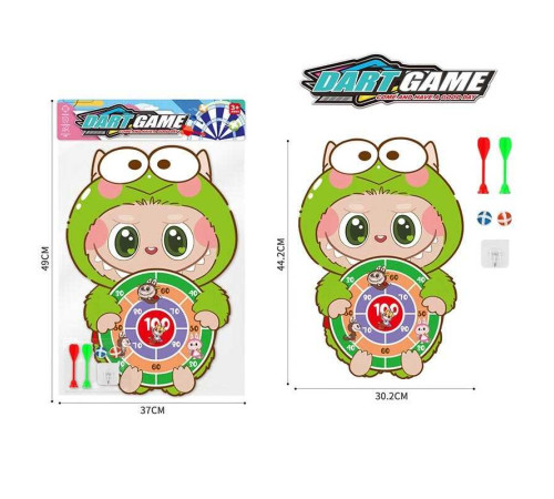 Дартс 957 B-24 (288) герой, 2 кульки, 2 дротики, мішень, гачок, в пакеті