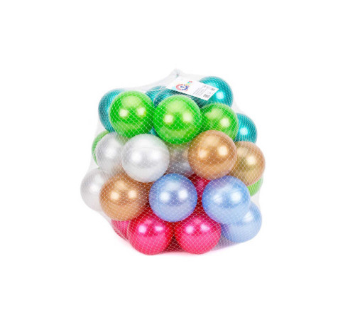 гр Набір кульок для сухих басейнів 8935 (5) "Technok Toys", 60 кульок, в сітці