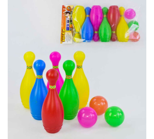 гр Кегли мал. 16200 (24) у пакеті "M-TOYS"