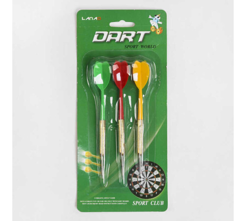 Дротики для дартсу C 47849 (240) 3 штуки, на листі