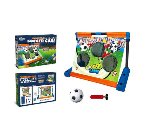 Футбол CY-S 226 (12) рухомі ворота, 2 режими швидкості, насос, 3 гумові м’ячики діаметром 11см, в коробці