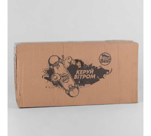 Скейт Пенні борд S 29661 (8) Best Board, 6 видів, ВИДАЄТЬСЯ ТІЛЬКИ МІКС ВИДІВ колеса PU, світло, d = 4.5 см, дошка = 55 см