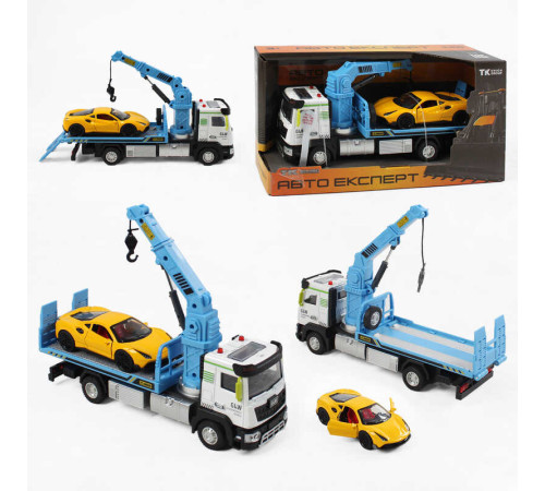 Спецтехніка TK-10087 (36) "Авто Експерт", металопластик, 1:40, звук, світло, двері машинки відчиняються, інерція, рухомі елементи, в коробці