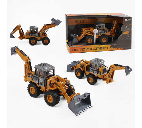 Спецтехніка TK-80113 (36) "Авто Експерт", металопластик, 1:40, звук, світло, інерція, рухомі елементи, в коробці