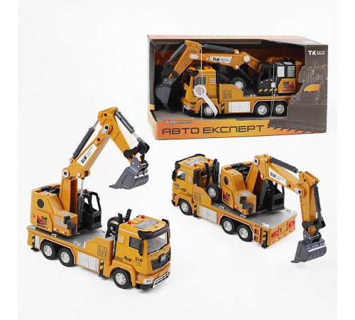 Спецтехніка TK-40071 (36) "Авто Експерт", металопластик, 1:40, звук, світло, інерція, рухомі елементи, в коробці