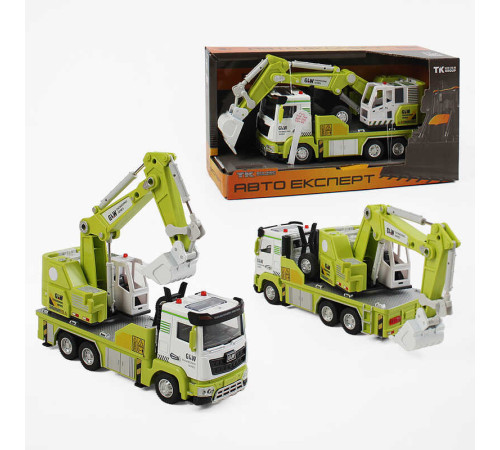 Спецтехніка TK-42800 (36) "Авто Експерт", металопластик, 1:40, звук, світло, інерція, рухомі елементи, в коробці