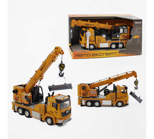 Спецтехніка TK-49322 (36) "Авто Експерт", металопластик, 1:40, звук, світло, інерція, рухомі елементи, в коробці