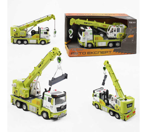 Спецтехніка TK-51800 (36) "Авто Експерт", металопластик, 1:40, звук, світло, інерція, рухомі елементи, в коробці
