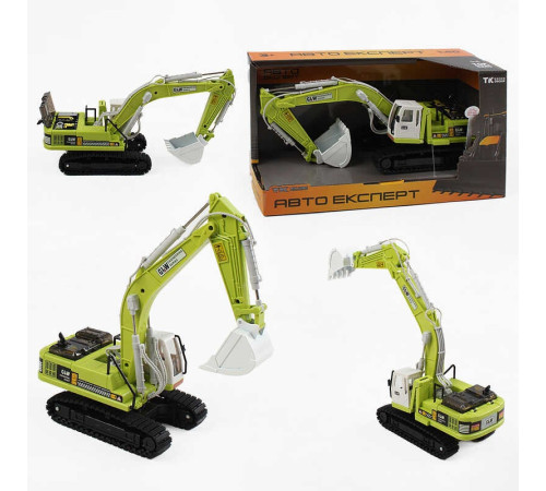 Спецтехніка TK-79930 (36) "Авто Експерт", металопластик, 1:40, звук, світло, обертання платформи на 360°, гусеничний хід, рухомі елементи, в коробці