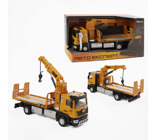 Спецтехніка TK-61255 (36) "Авто Експерт", металопластик, 1:40, звук, світло, інерція, рухомі елементи, в коробці