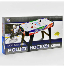 Аерохокей 3005+2 (4) дерев'яний, повітряний, від мережі 220V, на ніжках, в коробці