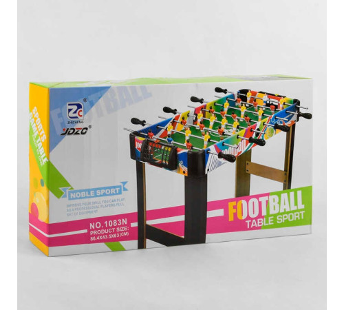 Футбол підлоговий 1083 N (4) дерев'яний, розмір поля 86,4х43,5х63 см, в коробці