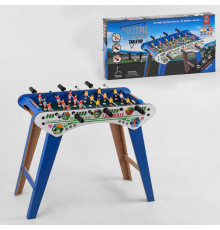 Футбол підлоговий 2379 (6) дерев'яний, розмір поля 79,5 х 36 см, в коробці