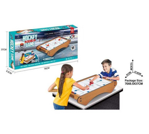 Аерохокей 2388 (6) на батарейках, шайби, розмір - 81х37.8х15.9 см, в коробці